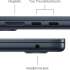 Ноутбук Apple MacBook Air 15 M3 A3114 15.3", 2024, Retina, Apple M3 8 core 4ГГц, 8-ядерный, 16ГБ 256ГБ SSD,  macOS, полночный [mc9g4ll/a]